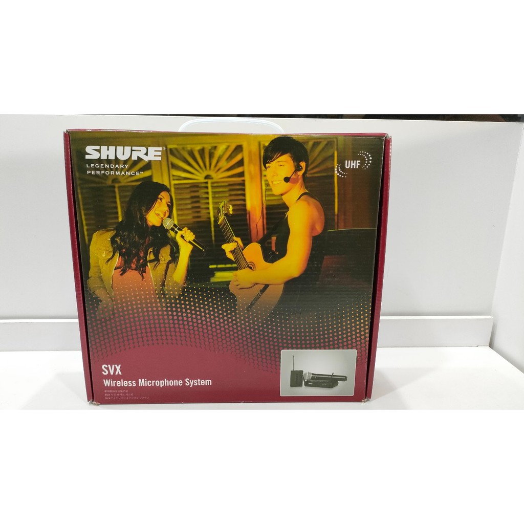 ไมค์ลอย SHURE SVX 24A/PG58-Q12 ไมค์เดี่ยว ปรับความถี่ได้ ถูกต้อง กสทช.