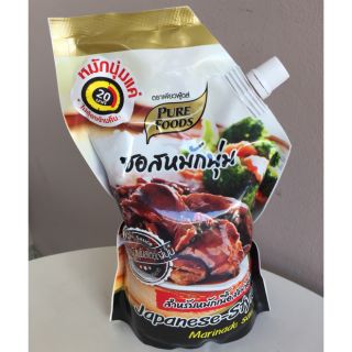 [ 1 kg ] ซอสหมักนุ่มสไตส์ญี่ปุ่น สำหรับหมักเนื้อต่างๆ  อร่อย Pure Foods