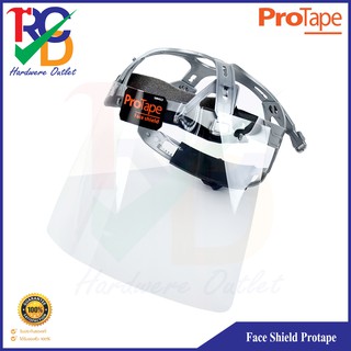 PROTAPE  Faceshield หน้ากากกันสะเก็ดชนิดแบบใส บาง 0.2 มิล Face shield