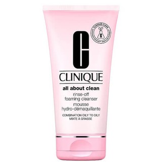 แท้💯% [ฉลากไทย/เช็คใบเสร็จได้] Clinique All About Clean Rinse-Off Foaming Cleanser 30ml