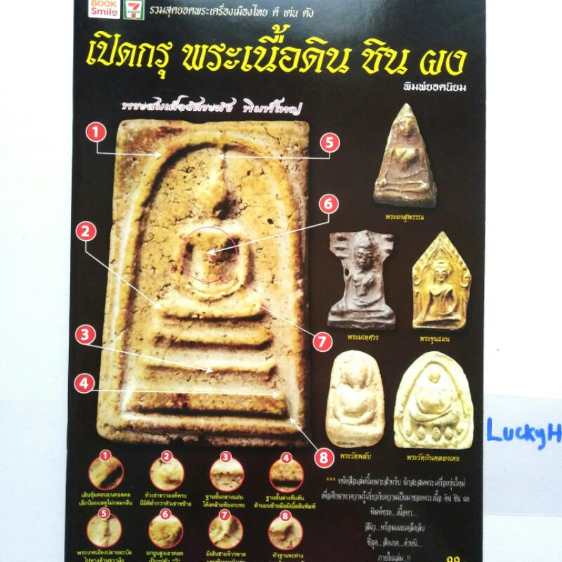 หนังสือพระ เปิดกรุ พระเนื้อดิน ชิน ผง พิมพ์ยอดนิยม ชี้จุด พระสมเด็จ วัดระฆัง วัดบางขุนพรหม พระนางพญา พระวัดพลับ