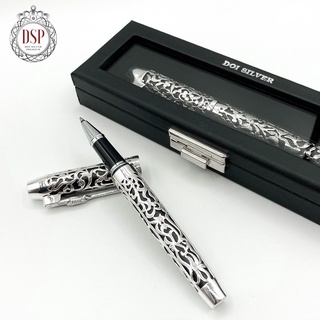 ปากกาด้ามเงินแท้ ปากกา Parker แท้ ปากกาของขวัญ : 925 Sterling Silver Rollerball Pen [DS0051]