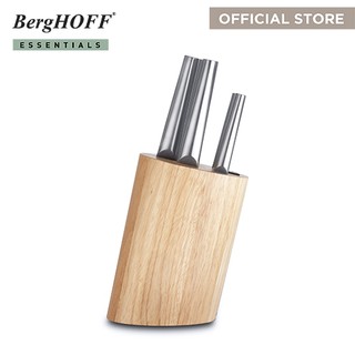 BergHOFF ชุดมีดสแตนเลสสตีล 6 ชิ้นพร้อมบล็อกมีด รุ่น Essential-Cavas มีความคม สีเงิน1306210