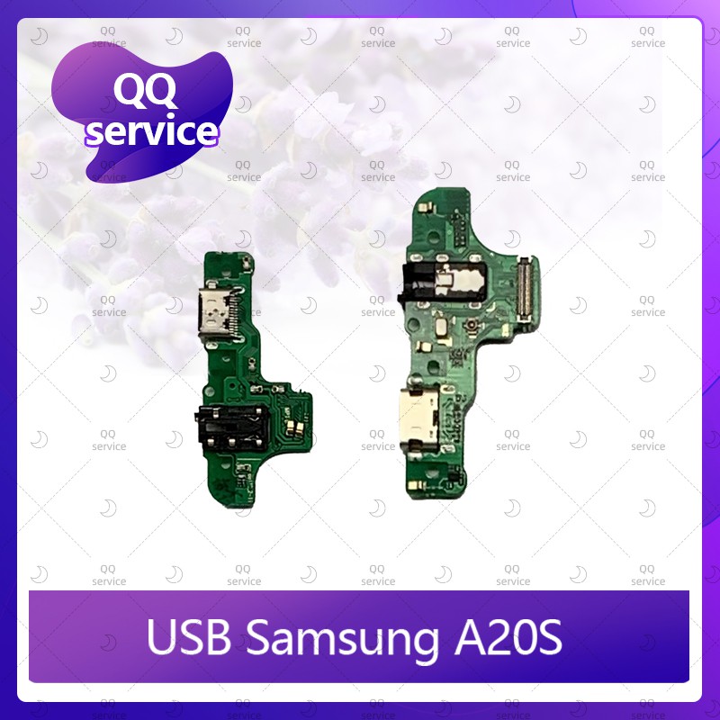 USB Samsung A20S/A207 2เวอร์ชั่น อะไหล่สายแพรตูดชาร์จ แพรก้นชาร์จ Charging Connector Port Flex Cable（1ชิ้น)  QQ service