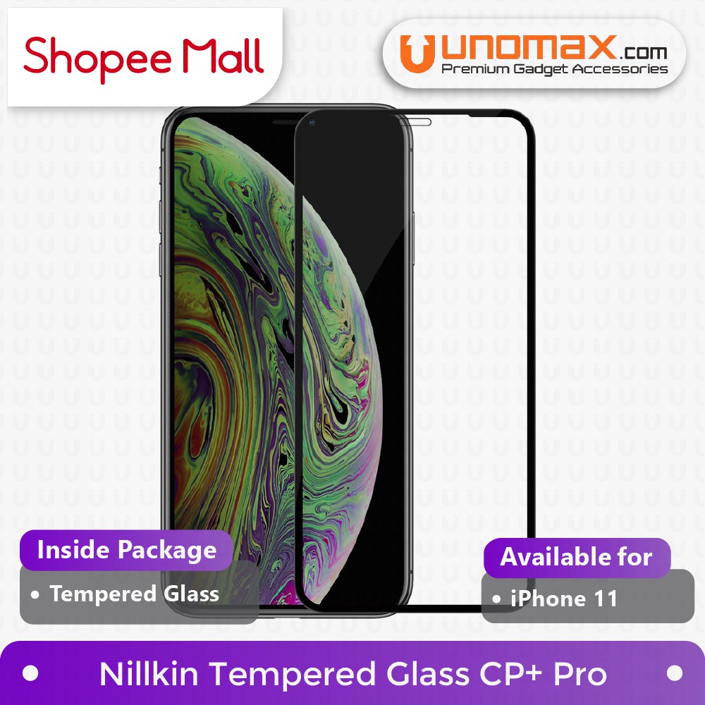 Nillkin Tempered Glass Anti Explosion CP+ Pro iPhone 11 (6.1") - สีดํา