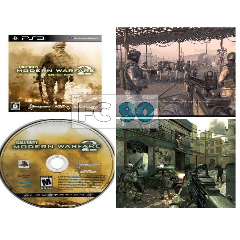 แผ่นเกมส์ คอลล์ออฟดิวตี Call of Duty Modern Warfare 2 [PS3] แผ่นแท้ มือสอง มีกล่องและคู่มือ สภาพดี Playstation3