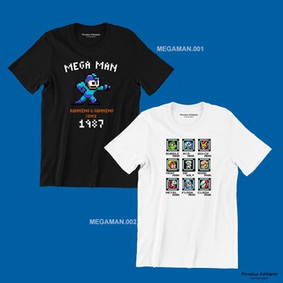 90’S GAMES - MEGAMAN GRAPHIC TEES | MINDFUL APPAREL T-SHIRTเสื้อยืด