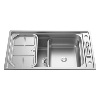 Embedded sink BUILT-IN SINK THAI FORWARD FS676 1B STAINLESS STEEL Sink device Kitchen equipment อ่างล้างจานฝัง ซิงค์ฝัง