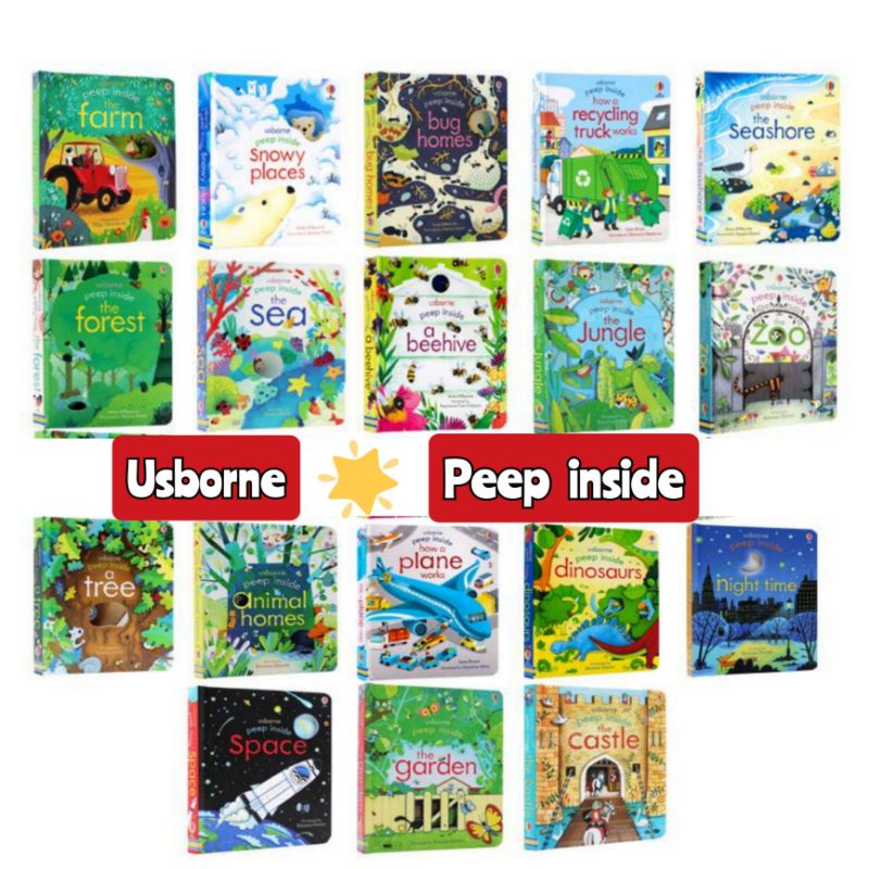 New Usborne Peep Inside หนังสือนิทานภาษาอังกฤษ หนังสืออัสบอร์นเน่ หนังสือ ภาษาอังกฤษ หนังสือสำหรับเด็ก - Iiicezaaa - Thaipick