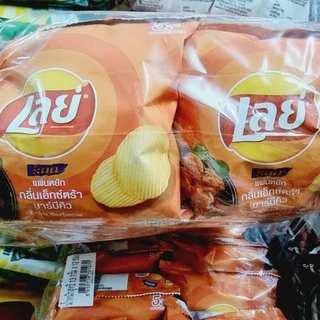 เลย์ ซอง 5 บาท x 12 ซอง มันฝรั่ง เลย์ รสดั้งเดิม สาหร่าย บาบิคิว