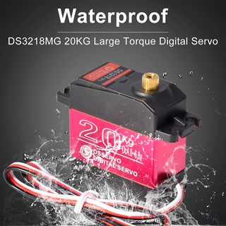 Servo Ds3218 20Kg/0.14Sec เซอร์โวโลหะดิจิตอลกันน้ําสําหรับรถไต่หินบังคับวิทยุ 1/8 1/10 1/12 Scale