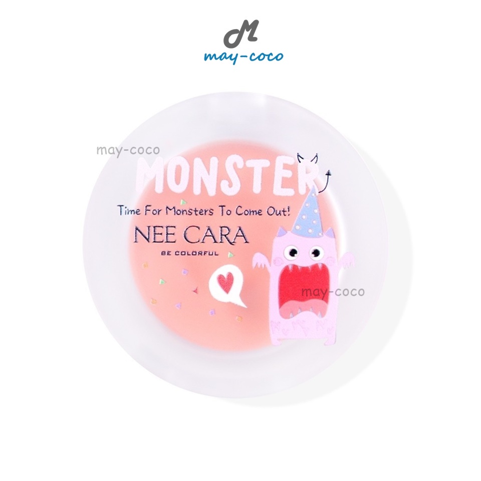 ถูก/แท้/มีไลฟ์ บลัชออน Nee Cara Monster Blush ปัดแก้ม บลัช บลัชเชอร์ บลัชออนปัดแก้ม นีคาร่า Blush On Blusher
