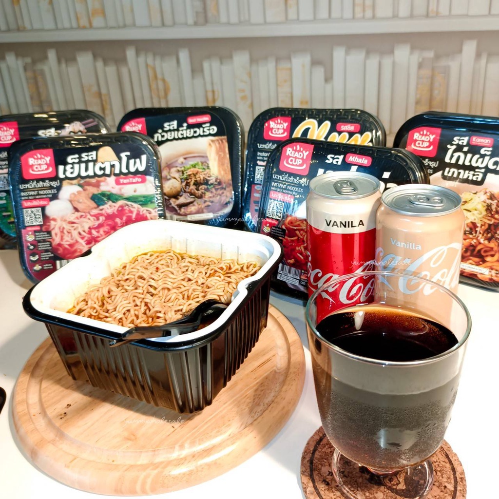READY CUP (cup) ธรรมดาแต่ไม่ธรรมดา🎉 บะหมี่กึ่งสำเร็จรูป ถ้วยร้อนหม้อไฟ