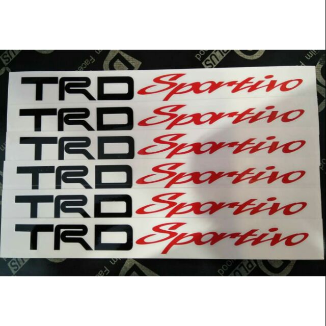 สติ๊กเกอร์ TRD Sportiro