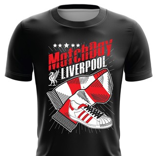 เสื้อยืด ลาย Liverpool FC แบบแห้งเร็ว ไซซ์ XS - 7XL