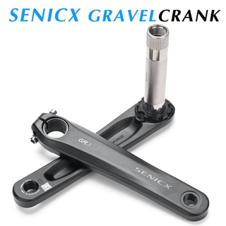 Senicx GR3 ข้อเหวี่ยงอลูมิเนียมอัลลอยด์ สามตะปู 24 มม. สําหรับจักรยาน