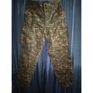 กางเกงทหาร US ARMY ขนาด MEDIUM REGULAR กางเกงขายาวลายพรางดิจิตอล ACU BUZZ OFF ACU TROUSER กางเกงทหารอเมริกา