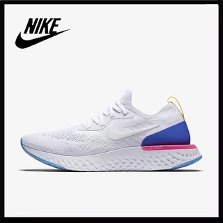 ข้อเสนอพิเศษ ของแท้ Nike Epic React Flyknit รองเท้าผ้าใบผู้ชายและผู้หญิง