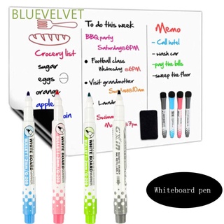 Bluevelvet ปากกามาร์กเกอร์ไวท์บอร์ดไวท์บอร์ดปลอดสารพิษสําหรับเด็ก