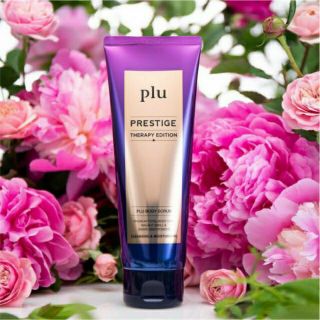 💜พร้อมส่ง💜《Plu》 Plu Body Scrub 180g.  สครัปผิวขาว ผิวเนียนของแท้ นำเข้าจากเกาหลี