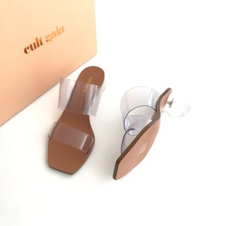 New Cult Gaia Clear Sandals