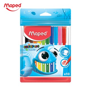 Maped (มาเพ็ด) สีเมจิก คัลเลอร์เพ็บส์ โอเชียน 10 สี รหัส FC/845724