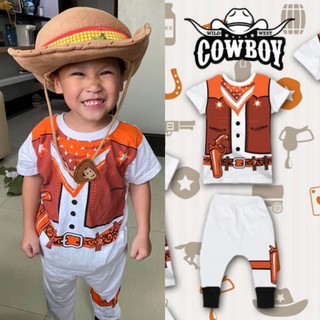 ชุดเสื้อกางเกงเด็ก Cowboy