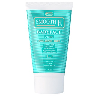 Smooth E Babyface Foam สมูทอี โฟมล้างหน้า ทำความสะอาดผิวหน้า สูตรไร้ฟอง ขนาด 4 OZ 03188