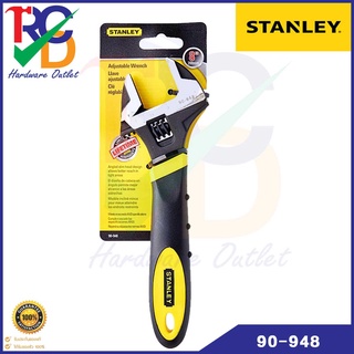 STANLEY 90-948 ประแจเลื่อน ขนาด 8 นิ้ว ด้ามยาง ของแท้ 100%