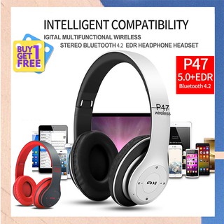 ซื้อ 1 ซื้อ 1 หูฟัง bluetooth P47 wireless