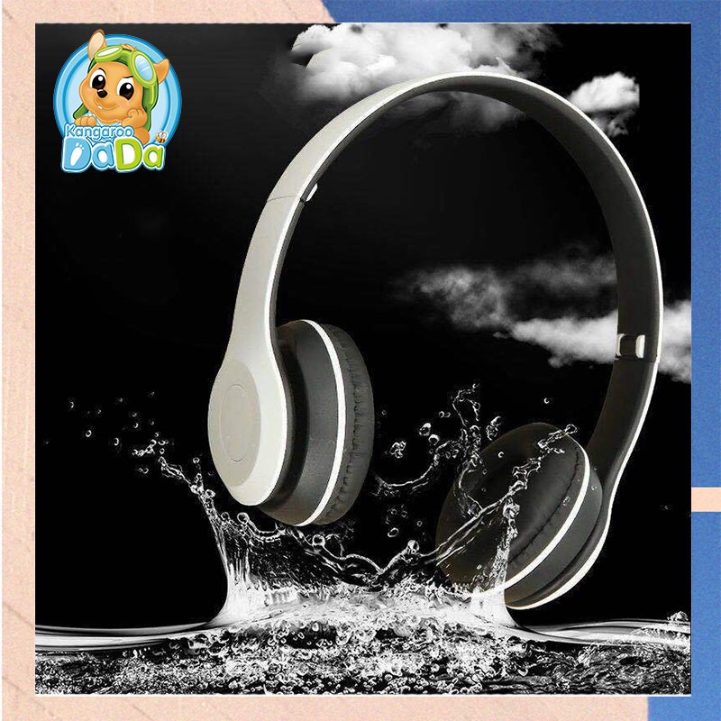 สีขาว หูฟังบลูทูธ P47 เสียงดี Wireless Bluetooth Stereo Headset หูฟังบลูธูทไร้สาย Headphones