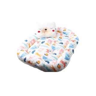 PAPA เซตที่นอนเด็กแรกเกิด รุ่นCSNH601-615 พกพาสะดวก ผลิตจากผ้าcotton100% มีขอบรอบที่นอนเพื่อช่วยให้ทารกรู้สึกปลอดภัย