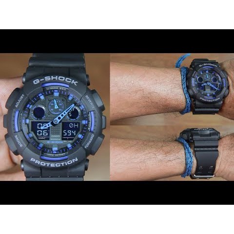 CASIO G-SHOCK GA-100-1A2DR ของแท้ ประกันศูนย์ CMG