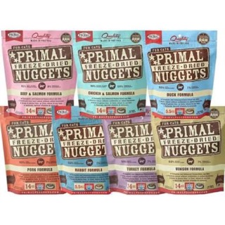 อาหารแมวอบแห้ง Primal Nuggets Grain-Free Freeze-Dried Cat Food 14oz จากอเมริกา