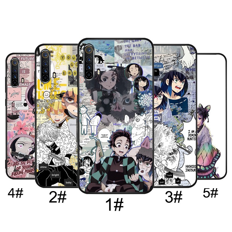OPPO A91 A92S A72 A52 A31 A12 A8 F15 X2 Pro Realme 6 Pro C3 Kimetsu no Yaiba Anime Phone Case