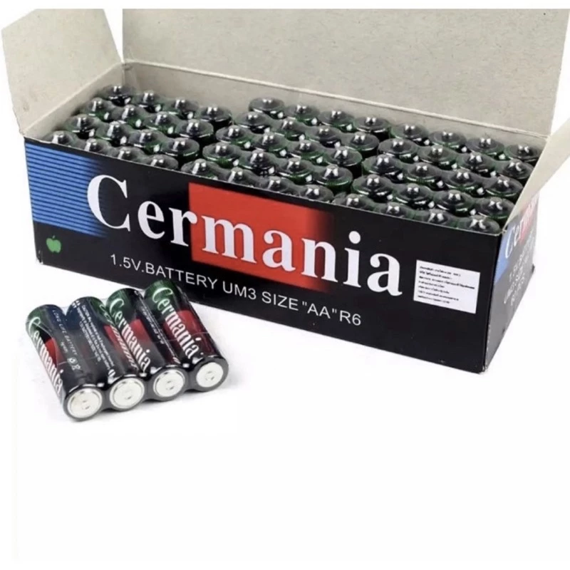 ถ่าน Cermania ขนาดAAหรือAAA 1กล่อง/แพค60ก้อน (ออกใบกำกับภาษีได้)ส่งด่วนภายในวัน กทม และปริมณฑล
