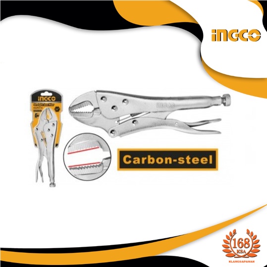 INGCO HSJP0110 คีมล็อค คีมล๊อค คีมล็อคปากตรง คีมล๊อคปากตรง 10" รุ่น HSJP0110 ใหม่ แท้ 100%