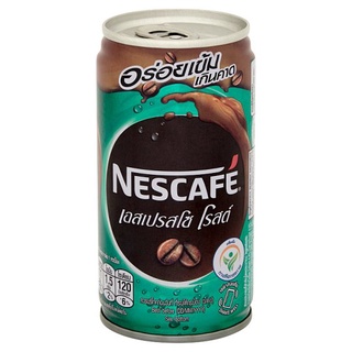 🔥HOT🔥 เนสกาแฟ เอสเปรสโซ่ โรสต์ กาแฟปรุงสำเร็จพร้อมดื่ม 180มล. Nescafé Espresso Roast Ready to Drink Coffee 180ml