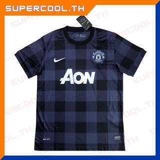 Manchester United 2013/14 Away Vintage เสื้อบอลแมนยูย้อนยุค เสื้อแมนยูย้อนยุค เสื้อแมนยู AON