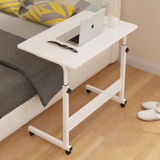 โต๊ะคอม วางของปรับความสูงได้ wood movable desk SP