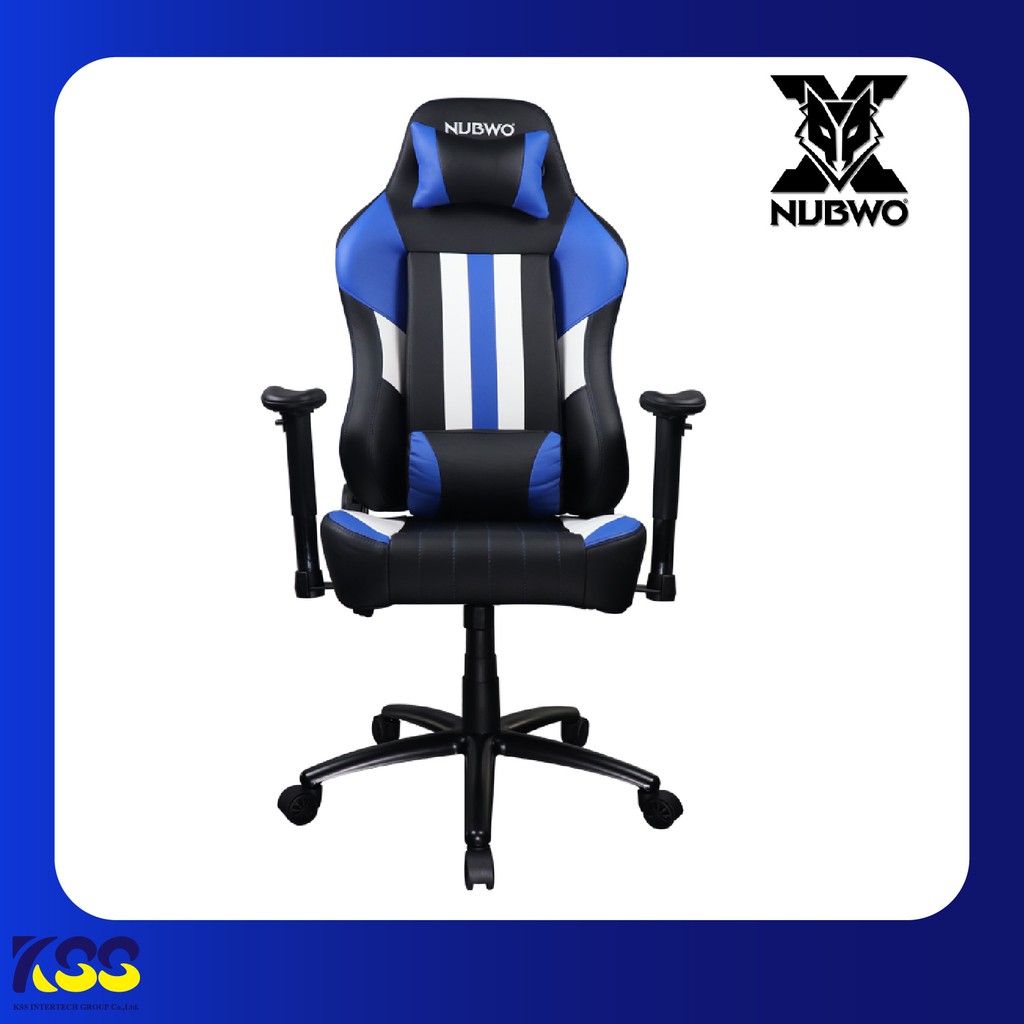 เก้าอี้เกมมิ่ง NUBWO GAMING SEAT NBCH-021 BLACK/BLUE ดำ/น้ำเงิน