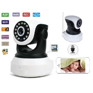 P2P IP Camera (สีขาว/ดำ)