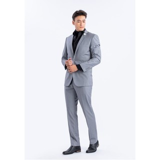 เซ็ตสูทและกางเกง Royal Classic grey men suit set