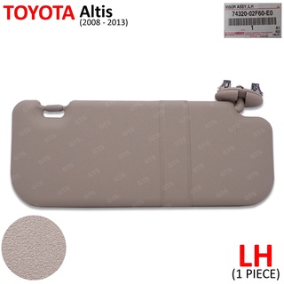 ม่านบังแดด บังแดดรถยนต์ ที่บังแดด ของแท้ สีเทา สำหรับ Toyota Altis ปี 2008-2013