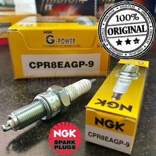 ปลั๊ก NGK G POWER CPR8EA CR7AGP BR8AGP LC135 Y15 FZ 150 VF3 SYM RFS150 RFS 150 SRL SRL 115 Y125 EX5 DASH FUTURE WAVE