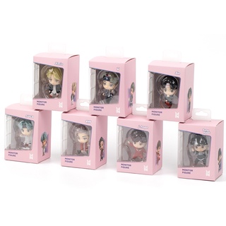 [Korea] BTS (Bangtan boys) Monitor Figure full set (7 members), TinyTan, Official, Original, Authentic, idol figure, K-pop, PC Accessory, Korean idol, Singer, Dancer, BigHit Entertainment, bts pop,  DISCOUNT