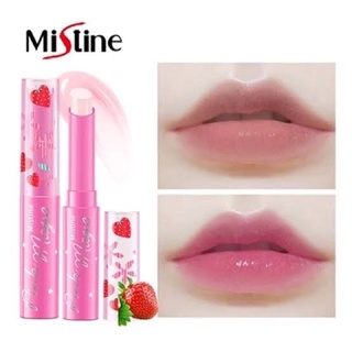 Mistine Pink Magic Lip Plus Vitamin E Strawberry มิสทิน พิงค์ เมจิก ลิป พลัส วิตามินอี สตรอเบอร์รี่ ของแท้100%