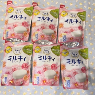 COW BRAND MILKY BODY SOAP MILD SOAP คาวแบรนด์ มิลค์กี้ บอดี้ โซป มายด์โซป 400 ml