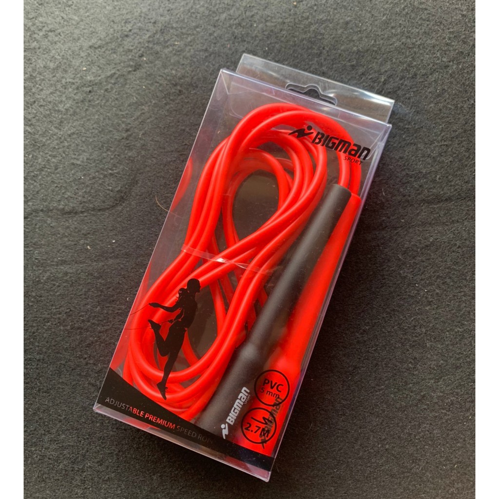 เชือกกระโดด BIGMAN แบบ Speed Rope PVC 5 มม.