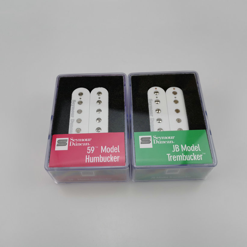 JZ-Seymour Duncan SH1n SH2n SH-4 TB-4 Humbucker Pickup 4C ปิ๊กอัพกีตาร์ / สีขาว